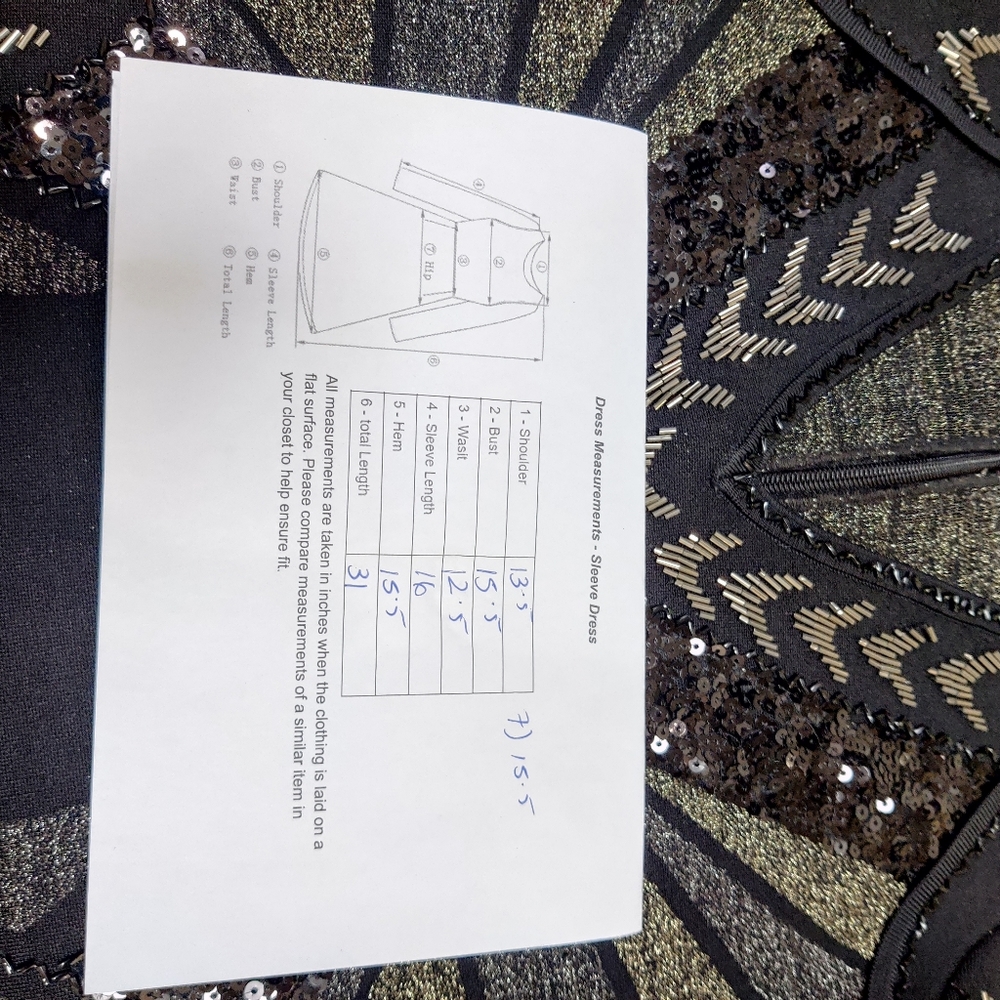 Beaded Bodycon Dress Marciano - Small - Picture 12 of 12